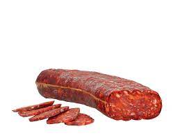 Lonchas de salami picante italiano de Calabria, Spianata Piccante